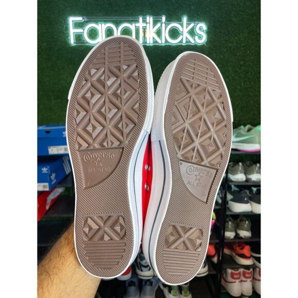 Converse Chuck Taylor Platform OX Womens Size 9 Shoes Red White Casual 171210C - Picture 7 of 8